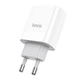 Сітчастий зарядний пристрій HOCO C80A Rapido PD20W+QC3.0 charger(EU) білий - зображення 1