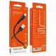 Кабель BOROFONE BX51 USB to iP 2.4A,1m, PVC, PVC connectors, Black - изображение 2
