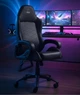 Крісло геймерське Bonro Alpha Gamer YG-N122 з екошкіри на коліщатках з підтримкою спини до 150 кг Чорне (127-76-42401147) - зображення 6