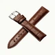 Женский ремешок для часов 16 мм Premium Brown Croco — натуральная кожа, коричневый, тиснение под крокодила, классический стильный стиль - изображение 1