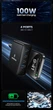 Мережевий зарядний пристрій Asometech 100W (1USB + 3Type-C) GAN - зображення 5