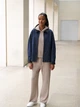 Джинсовая куртка женская Uniqlo 588062539 3XL Синяя (1159856766) - изображение 4