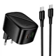 Адаптер сетевой C to C cable HOCO folding charger set CS101A |1USB/1Type-C, 20W/3A, PD/QC| - изображение 1