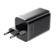 Адаптер мережевий ACEFAST PD GaN charger with retractable cable A111 |2USB-C/1USB-A, 67W/4.5A| Black - зображення 6