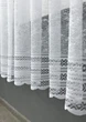 Короткий тюль жаккард, высотой 1,7м. Цвет белый. Код 2008т - изображение 7