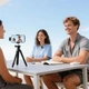 Мікрофон ACEFAST wireless lavalier microphone R3 |8/24h, AI Noice reduction, 80m, USB-C| Black - зображення 7