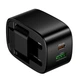 Адаптер сетевой HOCO folding charger CS101A |1USB/1Type-C, 20W/3A, PD/QC| - изображение 5