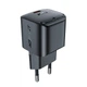 Адаптер мережний ACEFAST PD mini GaN USB-C charger A77 |1USB-C, 30W/3A| Black - зображення 1