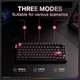 Клавіатура Onikuma Tri Mode Mechanical RGB gaming keyboard 81 Keys MT706 |2.4G/BT/Type-C, ENG Layouts| Black - зображення 7