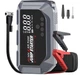 Пускозарядний пристрій для автомобіля 3в1 з компресором 600 A, 8000мАч, JUMP STARTER УМБ для автомобіля з ліхтариком + сумка-кейс - зображення 1