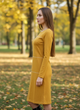Сукня Meggi 42 Гірчичний (NLS-30001-6-Mustard) - зображення 2