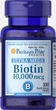 Біотин Puritan's Pride (Biotin) 10000 мкг 100 капсул PTP51464 - зображення 1