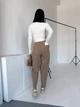 Брюки женские Baggy вельветовые Nobilitas 42/44 бежевые - изображение 4
