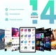 Планшет 12.4" 2.5K Doogee T30 Max 8+12/512Gb LTE 2-SIM 8 ядер Android 14 10800 mAh Apricot Crush - изображение 4