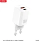 Сетевое зарядное устройство XO L149 PD30W 1USB-A+1USB-C Charger with TYPE-C cable White (XO-L149+C) - изображение 3