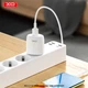 Мережевий зарядний пристрій XO L112 QC18W Charger with LED with Type-c cable White (XO-L112+C) - зображення 3