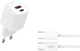 Мережевий зарядний пристрій XO L147 PD20W 1USB-A+1USB-C Charger with TYPE-C cable White (XO-L147+C) - зображення 1