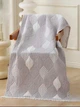 Полотенце муслиновое банное Malloory Home 70*140 см Светло-серое - изображение 1