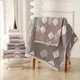 Полотенце муслиновое банное Malloory Home 70*140 см Светло-серое - изображение 3