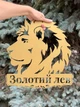 Адресная табличка 21, табличка с названием улицы Лев 2, Золотистый - изображение 2
