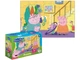 Пазл-мини На прогулку Peppa Pig, DoDo, 35 эл., 200678 - изображение 1