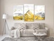 Картина модульна Art Dekors Золоті гори 53х100 см Art-687 3 - зображення 2