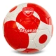Мяч футбольный №5 PU Гриппи сшит вручную BALLONSTAR ARSENAL FB-7582 Красный-белый - изображение 1