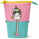 Пенал-органайзер Supersumka Pop-up Pencil Case 17x12x6 см Розово-салатовий (4061463689290) - зображення 1
