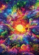 Пазл Clementoni: Colorboom Collection — Psychedelic Jungle / Психоделічні джунглі (500 елементів) — 35530 - зображення 3