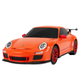 Машинка радиоуправляемая RASTAR Porsche 911 GT3 RS 1:24 Оранжевая 39900 - изображение 2