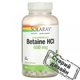 Биодобавка Бетаин HCl + пепсин Solaray (HCL with Pepsin) 650 мг 250 капсул SOR04815 - изображение 3