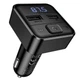 АЗУ с FM модулером BOROFONE BC63 Selecto car BT FM transmitter Black - изображение 1