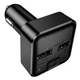 АЗУ с FM модулером BOROFONE BC63 Selecto car BT FM transmitter Black - изображение 3