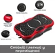 Вибрационная платформа MZ-CFU006-red Черно-красная - изображение 7