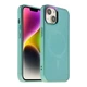 Чохол AG-Glass Chrome Camera with Magsafe для iPhone 14 Pink Sand - зображення 3
