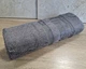 Турецкое бамбуковое махровое полотенце Zeron 70х140 Bamboo Grey - изображение 4