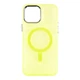 Чохол TPU Lollipop with Magsafe для iPhone 13 Yellow - зображення 1