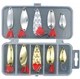 Набор колеблющихся блесен Ten Spoons 10 шт 2.8 -8.5г 2.8-6 см в коробке - изображение 1