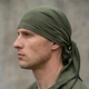 Косынка - Бандана летняя трикотажная 100% хлопок Хаки - изображение 1