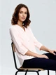 Жіноча блуза з V-подібним вирізом LadyLike 40 Рожевий (ll2109710027340) - зображення 2