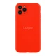 Чохол Silicone Case Full Size with Frame для iPhone 11 Pro Max 14.Red - изображение 1