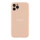 Чохол Silicone Case Full Size with Frame для iPhone 11 Pro Max 19.Pink Sand - изображение 1