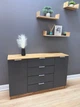 Комод Standart 4+2 Дуб Аппалачі/Антрацит 1254x800x345 мм. - изображение 1