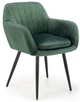 Стілець для кухні та вітальні Halmar K429 Темно-зелений (V-CH-K/429-KR-C.ZIELONY) (5905248103269) - зображення 1