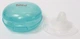 Накладки на грудь кормящей мамы защитные силиконовые на соски для облегчения грудного кормления новорожденных детей в футляре Lindo бирюзовый - изображение 3
