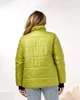 Куртка демисезонная без капюшона большого размера 52-54 Лайм - изображение 7