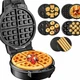 Мультипекарь Sokany SK-08105 600 Вт 5 в 1 антипригарные панели для вафель пончиков орешков фигурного печенья - изображение 1