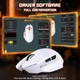 Бездротова миша ATTACK SHARK V6 White з док-станцією, 65g, 25000DPI, PAW3311, Bluetooth + 2,4G/кабель - изображение 3