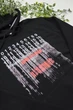 Чоловіче демісезонне худі Maison Margiela з принтом 2XL чорне (MM12) - зображення 3