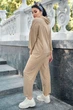 Жіночий костюм plus size з двонитки (кофта+штани) Seventeen XL Капучино (2000000154091) - изображение 4